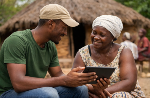 Enquêteur sur le terrain Cameroun